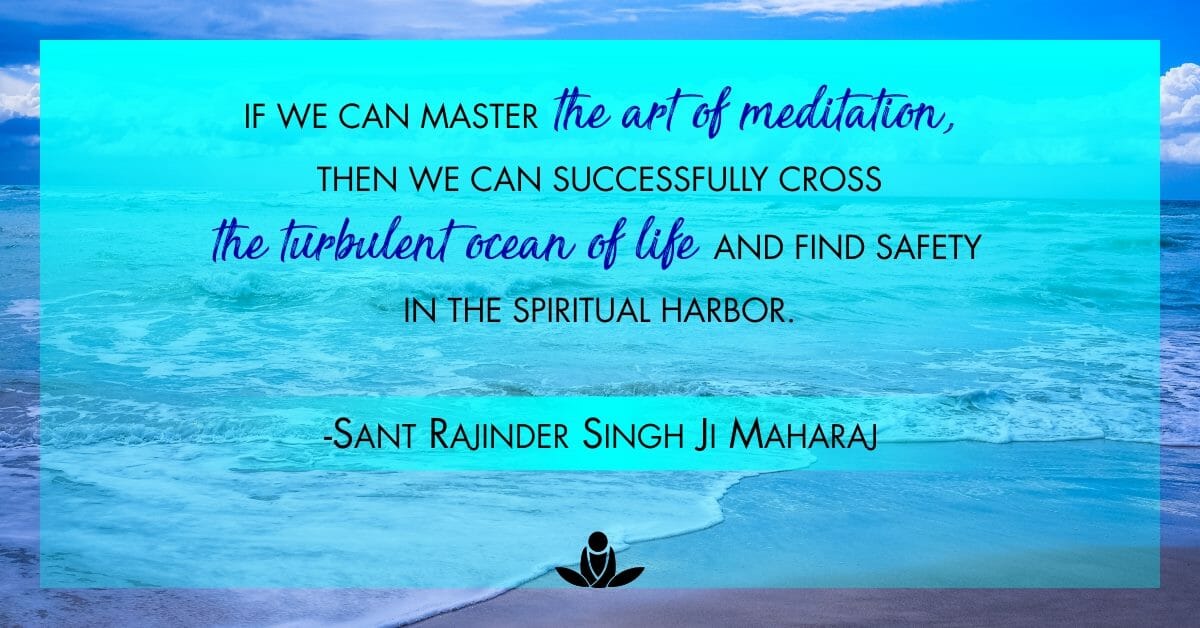 Meditation helps face challenges