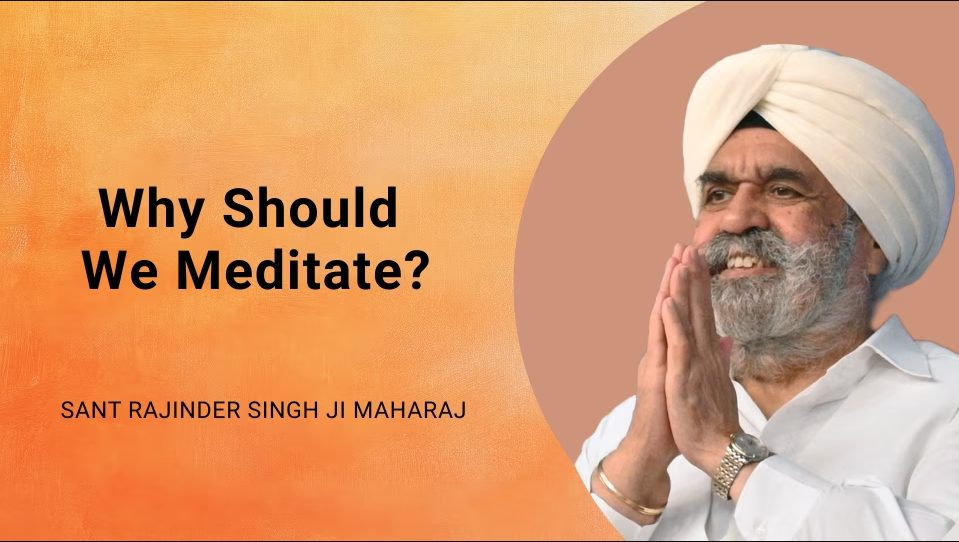 Why Should We Meditate?
