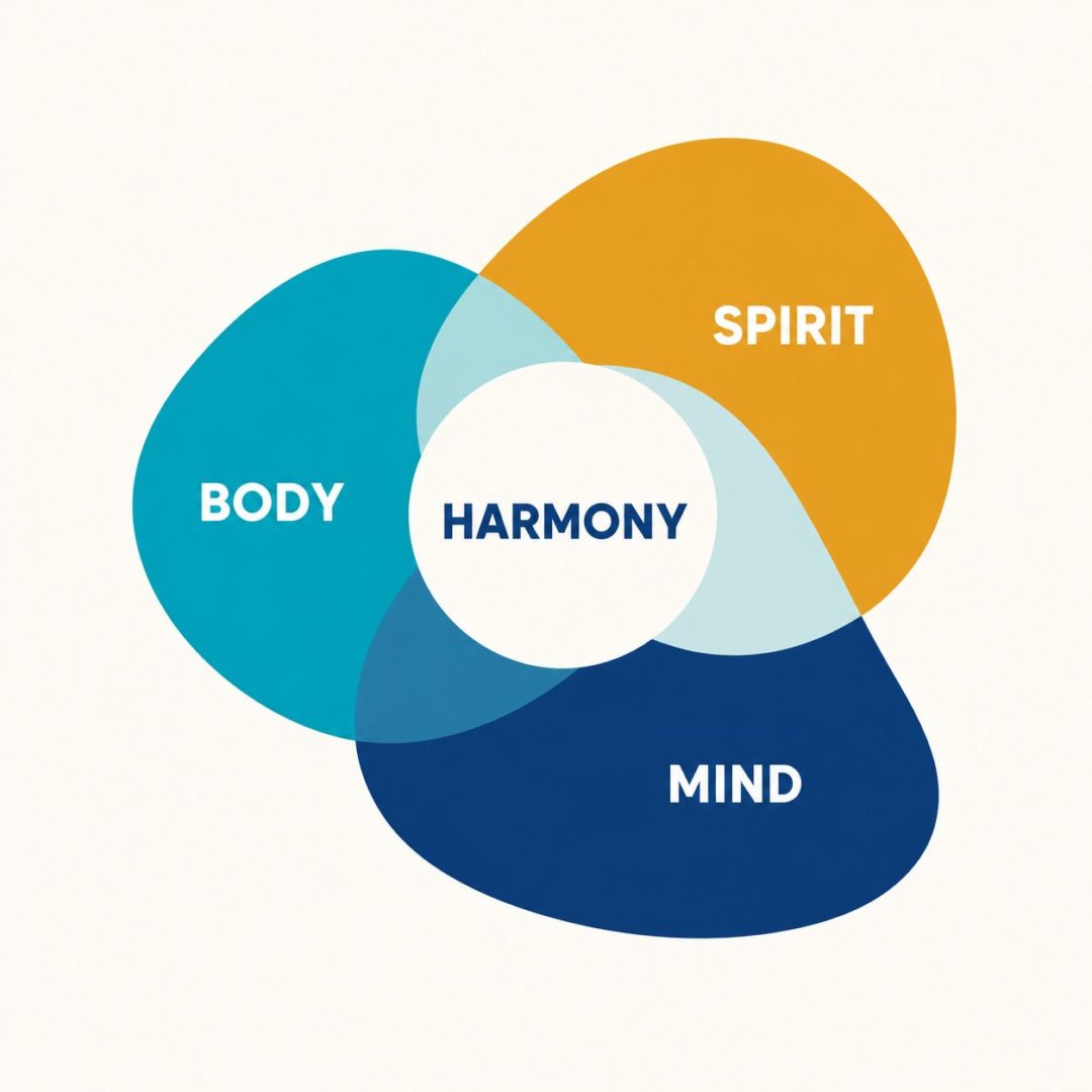 Body, mind and spirit working together in harmony